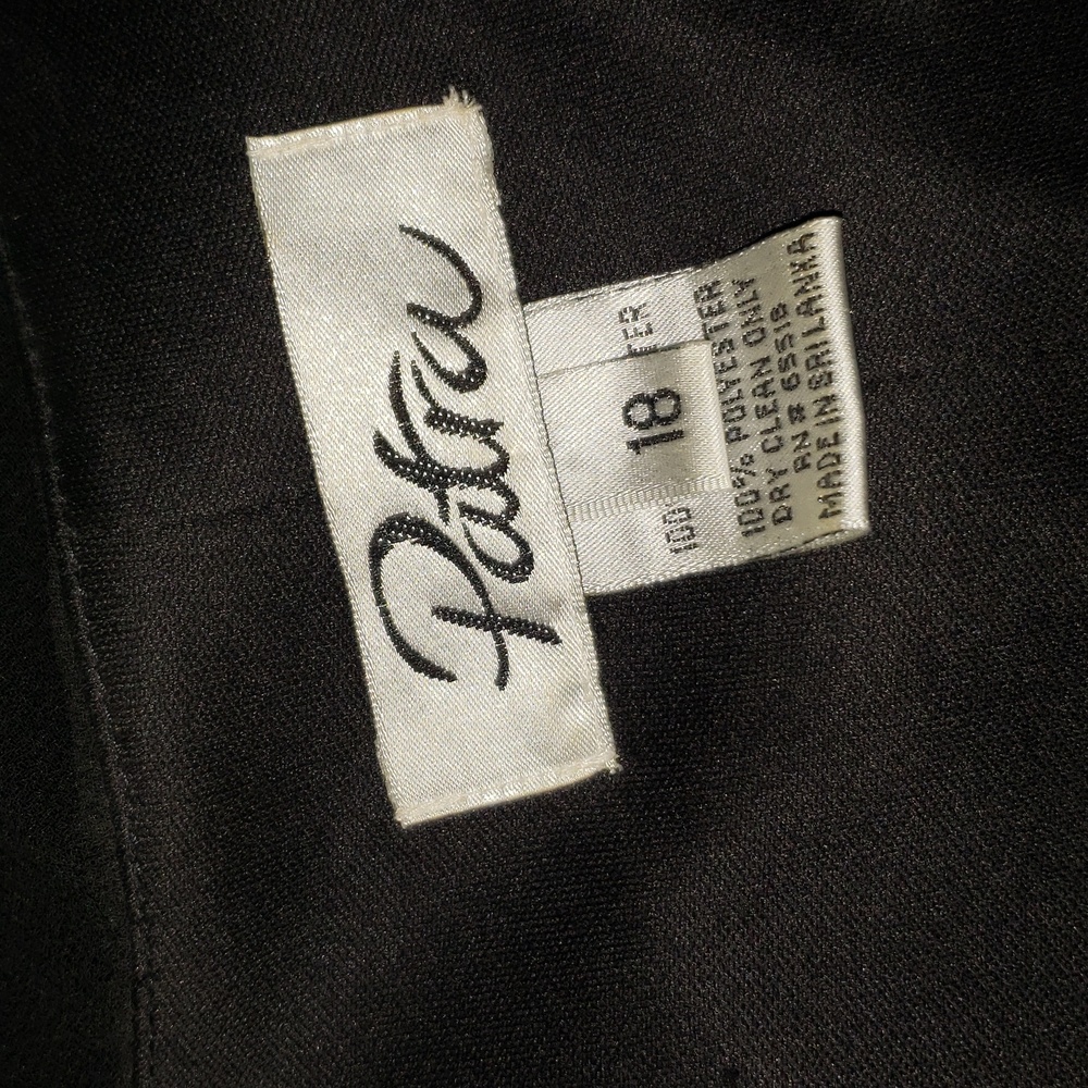 Patra Cocktail Dress Size 18 Black - Picture 3 of 4